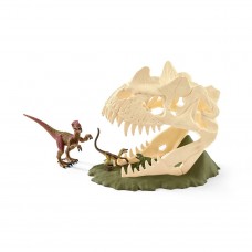 Grande Trappola Teschio con Velociraptor - Schleich 42348